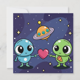 Alien Love Buddies Save The Date