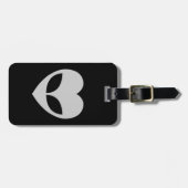 Alien Love Heart Bagagelabel (Voorkant horizontaal)