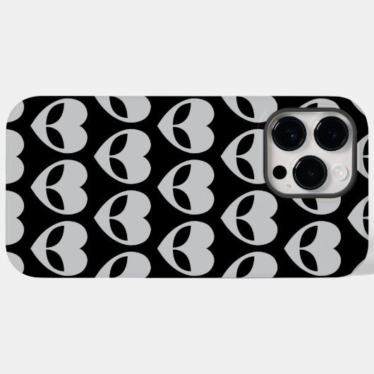 Alien Love Heart Hoesje-Mate iPhone Case (Achterkant (horizontaal))