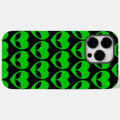 Alien Love Heart Hoesje-Mate iPhone Case (Achterkant (horizontaal))