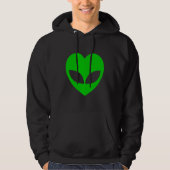 Alien Love Heart Hoodie (Voorkant)