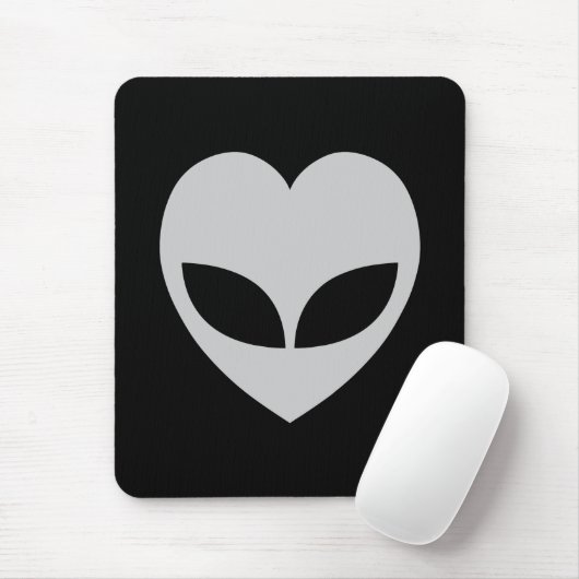 Alien Love Heart Muismat (Met muis)