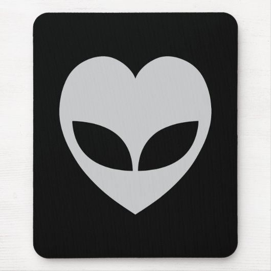 Alien Love Heart Muismat (Voorkant)