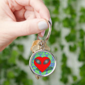 Alien Love Heart Sleutelhanger (Hand)
