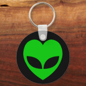 Alien Love Heart Sleutelhanger (Voorkant)
