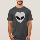 Alien Love Heart T-Shirt (Voorkant)