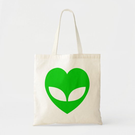 Alien Love Heart Tote Bag (Voorkant)