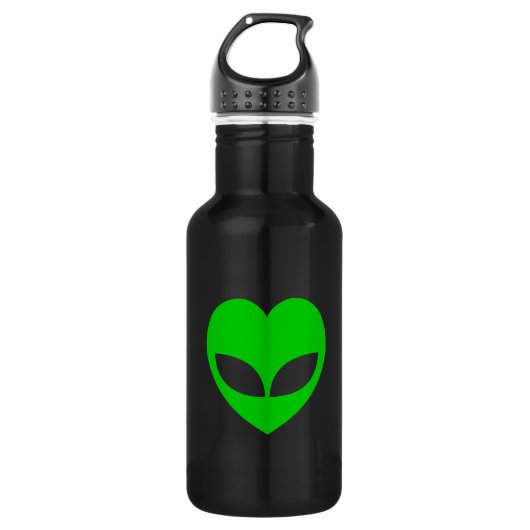 Alien Love Heart Waterfles (Voorkant)