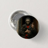 Alien Love Ronde Button 3,2 Cm (Voorkant /achterkant)