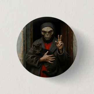 Alien Love Ronde Button 3,2 Cm