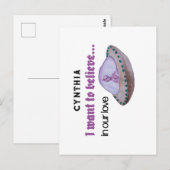 Alien love valentijn briefkaart (Voorkant / Achterkant)