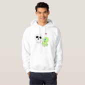 Alien Loves Skull Hoodie (Voorkant volledig)
