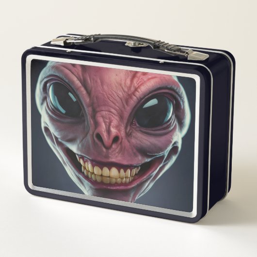 Alien lunchbox. (Achterkant)