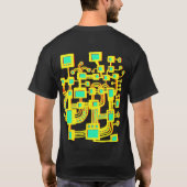 Alien-machine - kleur t-shirt (Achterkant)