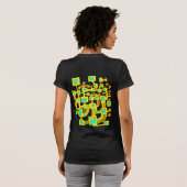 Alien-machine - kleur t-shirt (Achterkant volledig)