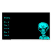 Alien Magnetisch Visitekaartje (Voorkant)