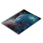 Alien Man Surreal Sci-Fi Art Notitieboek (Linkerzijde)