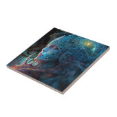 Alien Man Surreal Sci-Fi Art Tegeltje (Zijkant)