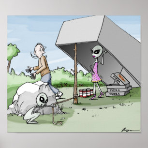 Alien Man Trap Poster