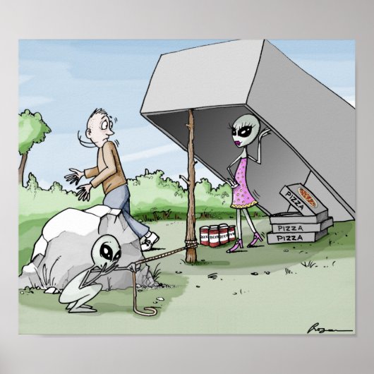 Alien Man Trap Poster (Voorkant)