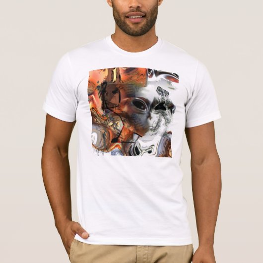 "Alien" Mannen Art Shirt (Voorkant)
