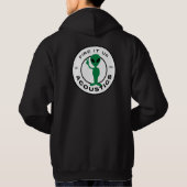 ALIEN Mannen kleding (kleur aanpassen) Hoodie (Achterkant)