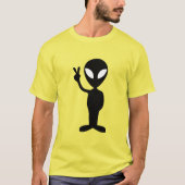 Alien Mannen Spiral Stropdas-Dye T-Shirt (Voorkant)