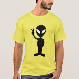 Alien Mannen Spiral Stropdas-Dye T-Shirt