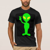 ALIEN MARTIAN GREEN MAN T-SHIRTS T - SHIRTS (Voorkant)