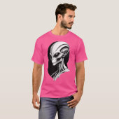 Alien Martian Ufo T-shirt (Voorkant volledig)