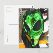 Alien Mask Briefkaart (Voorkant / Achterkant)