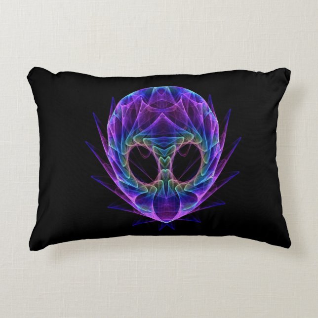 Alien Masker Decoratief Kussen (Voorkant)