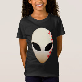 Alien Masker met Futuristische Markeringen T-shirt