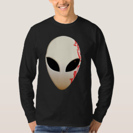 Alien Masker met Futuristische Markeringen T-shirt