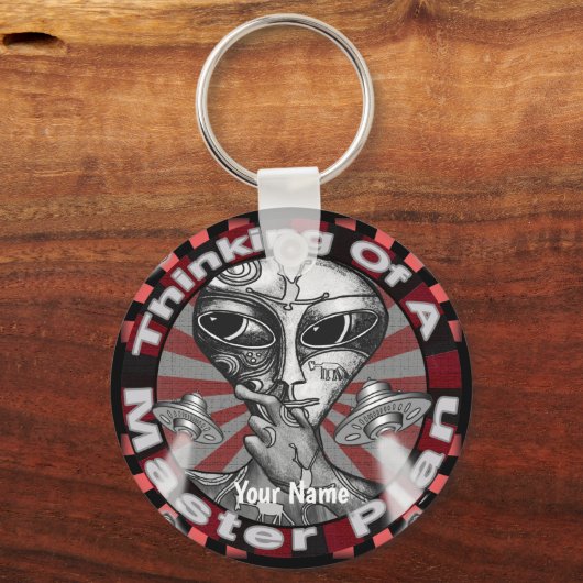 Alien Master Plan sleutelhanger (Voorkant)