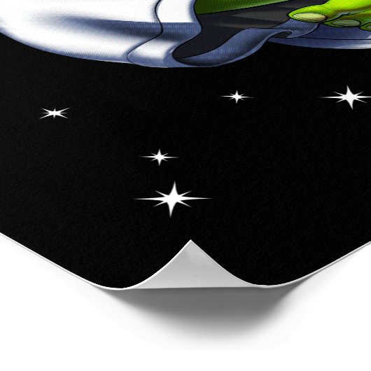 Alien Meditation Poster (Hoek)