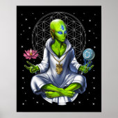Alien Meditation Poster (Voorkant)