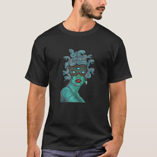 Alien Medusa Emek Artman T-shirt (Voorkant)