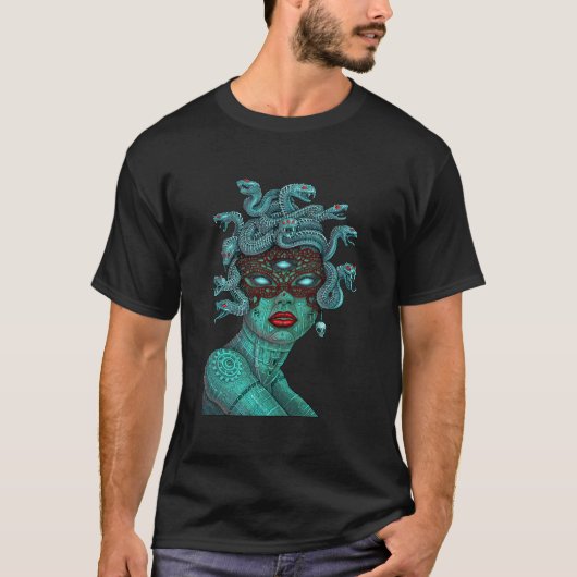 Alien Medusa Emek T-shirt (Voorkant)