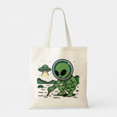 Alien Melancholy Tote Bag (Achterkant)