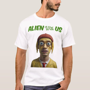 Alien met ons t-shirt