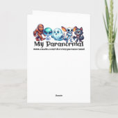 Alien Metallic Futuristic Forest Scene Verjaardag Kaart (Achterkant)