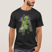  Alien Middle Finger T-shirt (Voorkant)