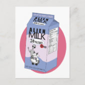 Alien Milk Briefkaart (Voorkant)