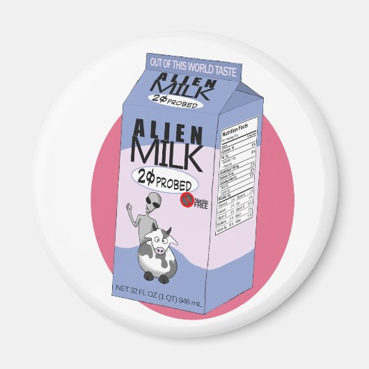Alien Milk Magnet (Voorkant)