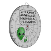 Alien Moederdag Dartbord (Voorkant Links)