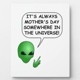 Alien Moederdag Fotoplaat