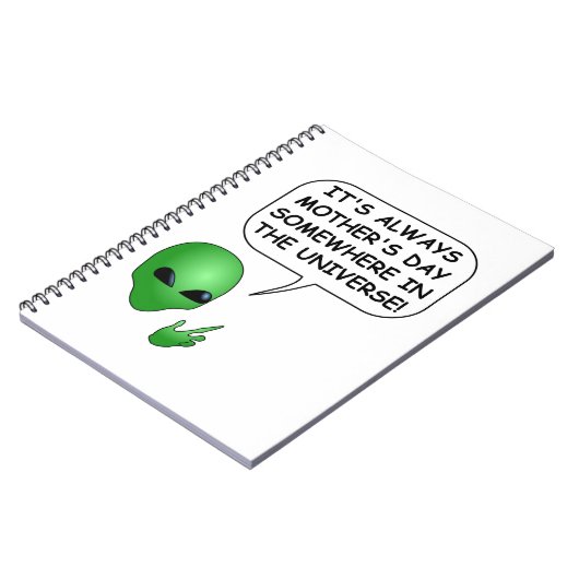 Alien Moederdag Notitieboek (Linkerzijde)