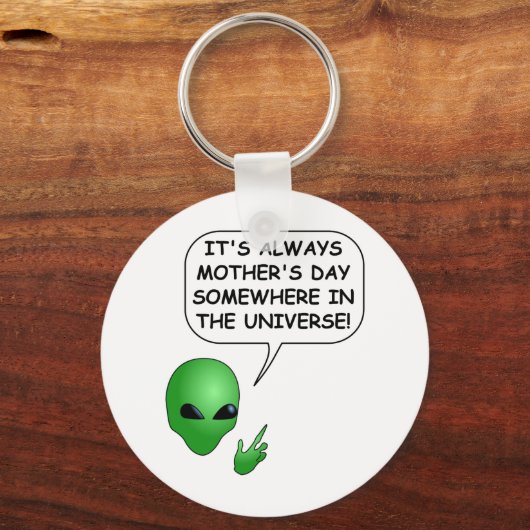Alien Moederdag Sleutelhanger (Voorkant)