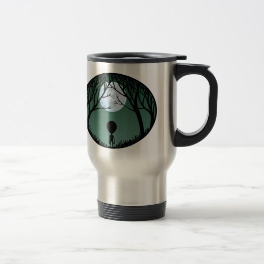 Alien Mok Grijs Buitenaardse Kopjes & Alien Glas (Rechts)